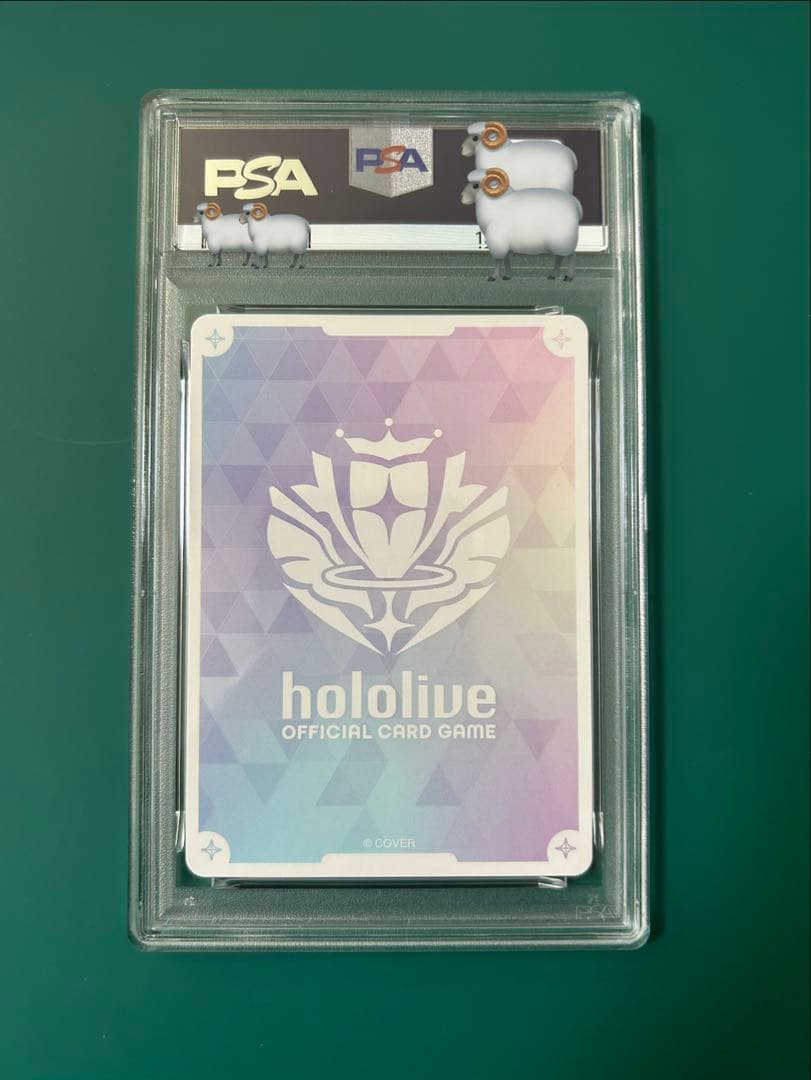 ホロカ　推しホロ　角巻わため(SEC)箔押しサイン　PSA10