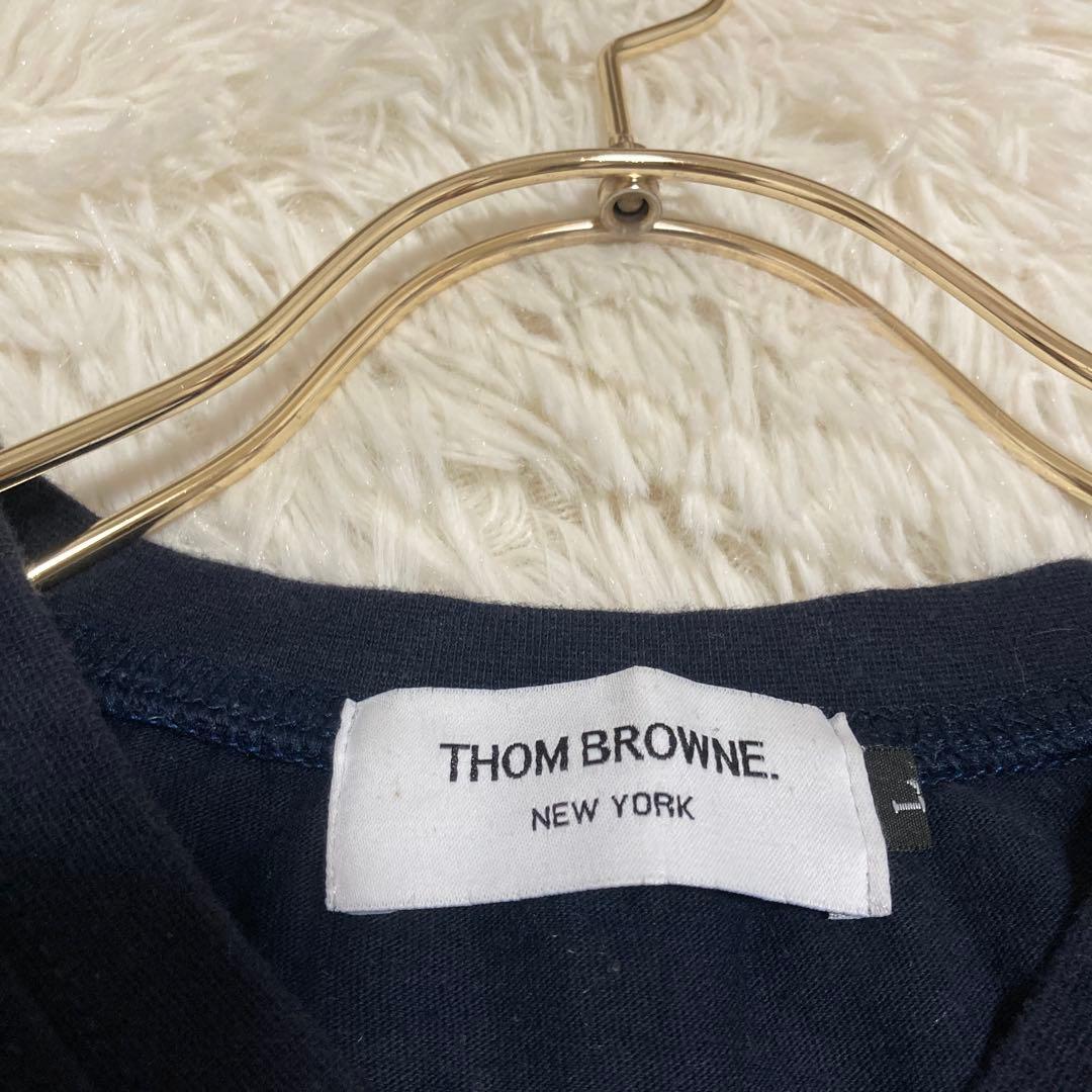 専用THOM BROWNE クジラ柄Tシャツ ネイビー L イラスト 海 鯨