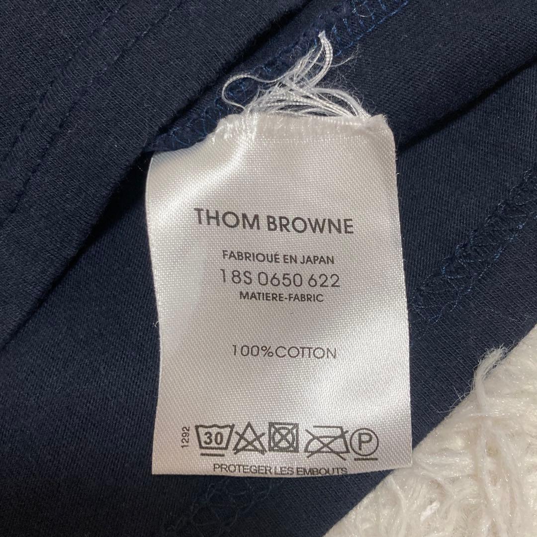 専用THOM BROWNE クジラ柄Tシャツ ネイビー L イラスト 海 鯨