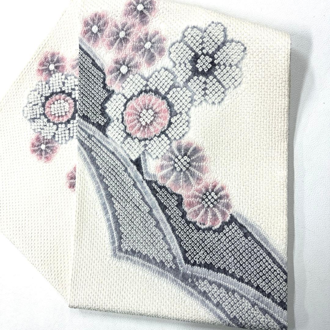 専用帯5057 ●藤娘きぬたや謹製 高級 正絹 絞り 名古屋帯