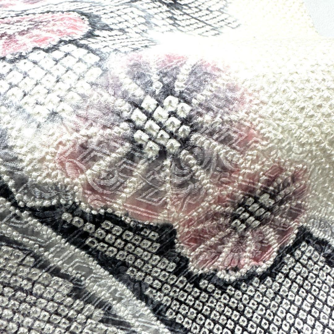 専用帯5057 ●藤娘きぬたや謹製 高級 正絹 絞り 名古屋帯