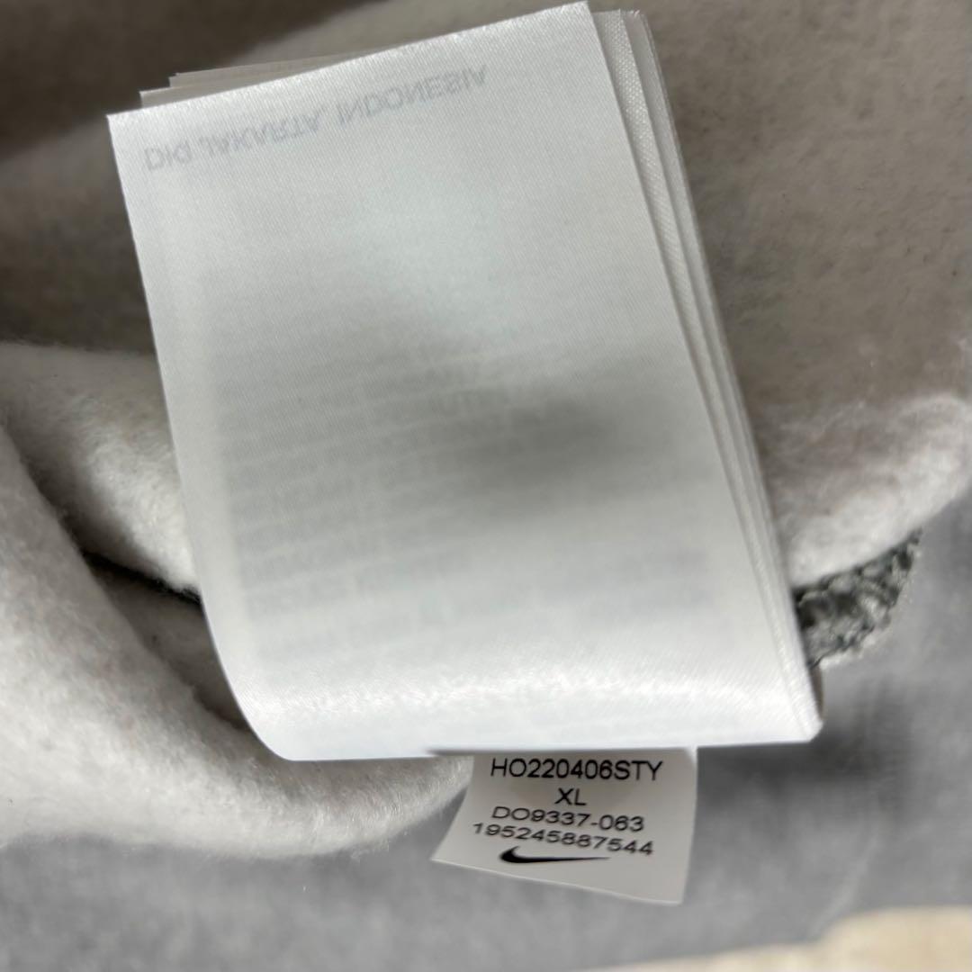 Stussy x Nike コラボ　クルーネックスウェット　グレー　XL