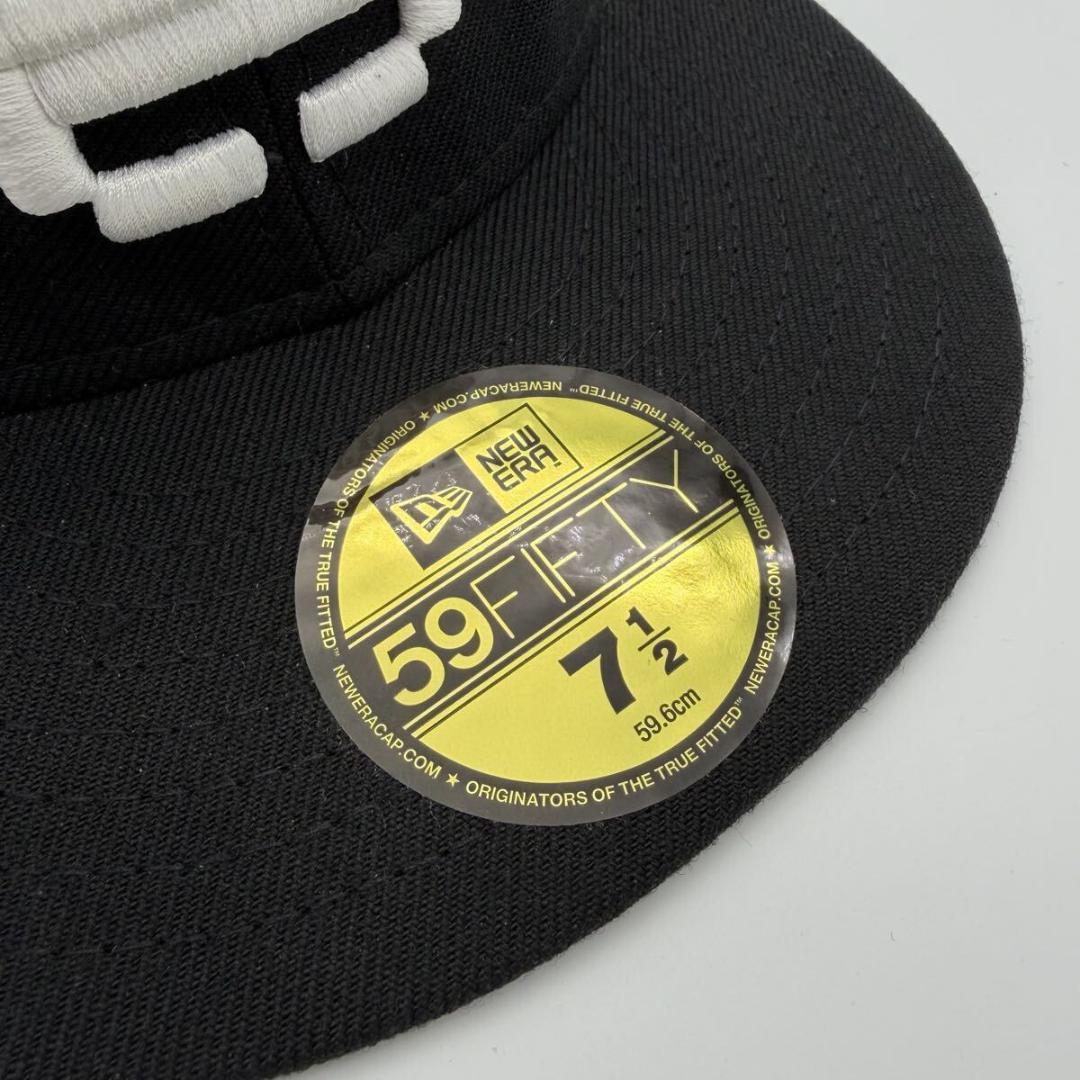 ニューエラ NEW ERA インベーダー 7 1/2 青タグ ブラック