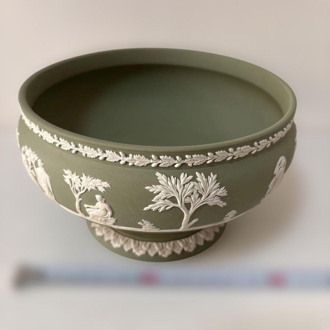 ウェッジウッド  ジャスパー 陶器 ボウル型 花器