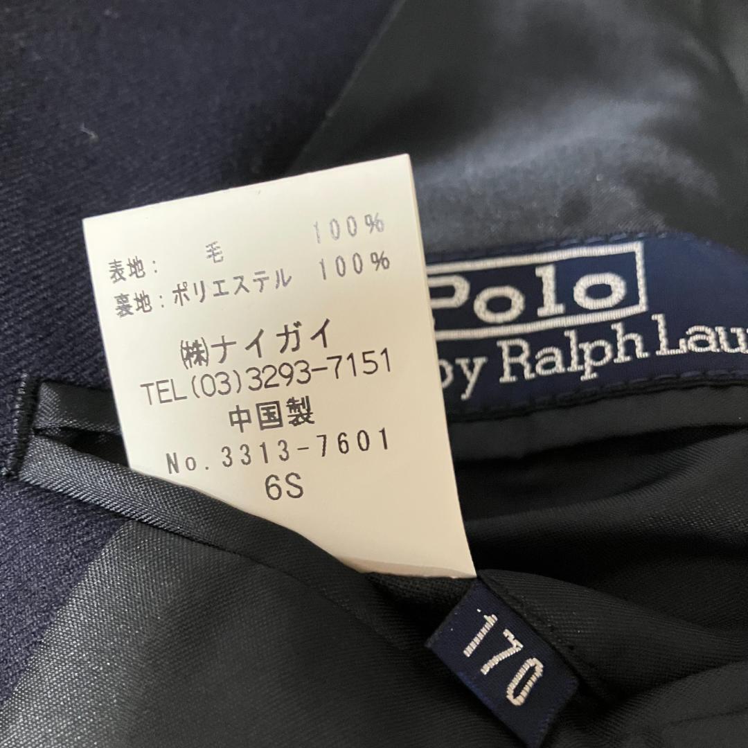 未使用　Ralph Lauren ダブルテーラードジャケット 紺ブレ　170