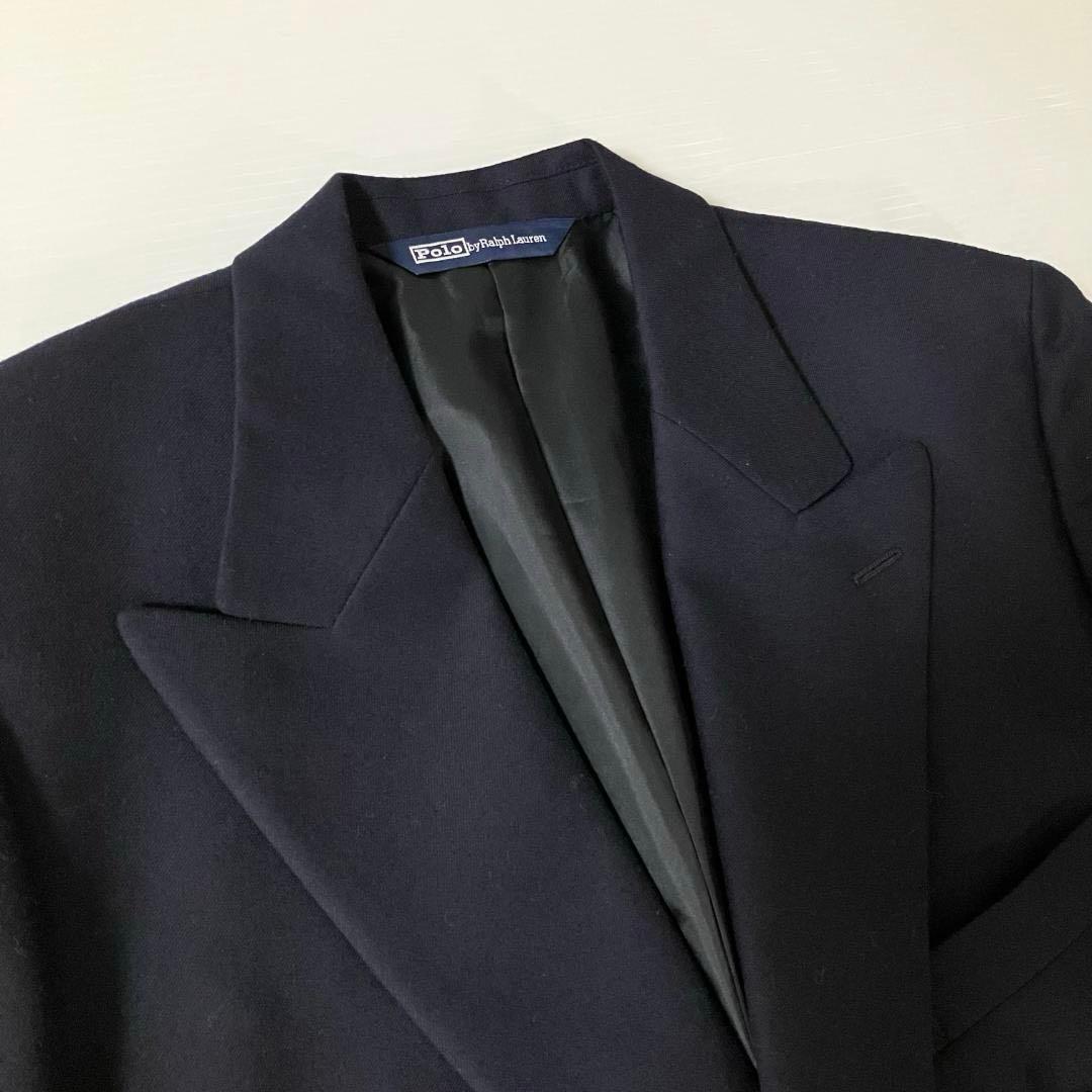 未使用　Ralph Lauren ダブルテーラードジャケット 紺ブレ　170