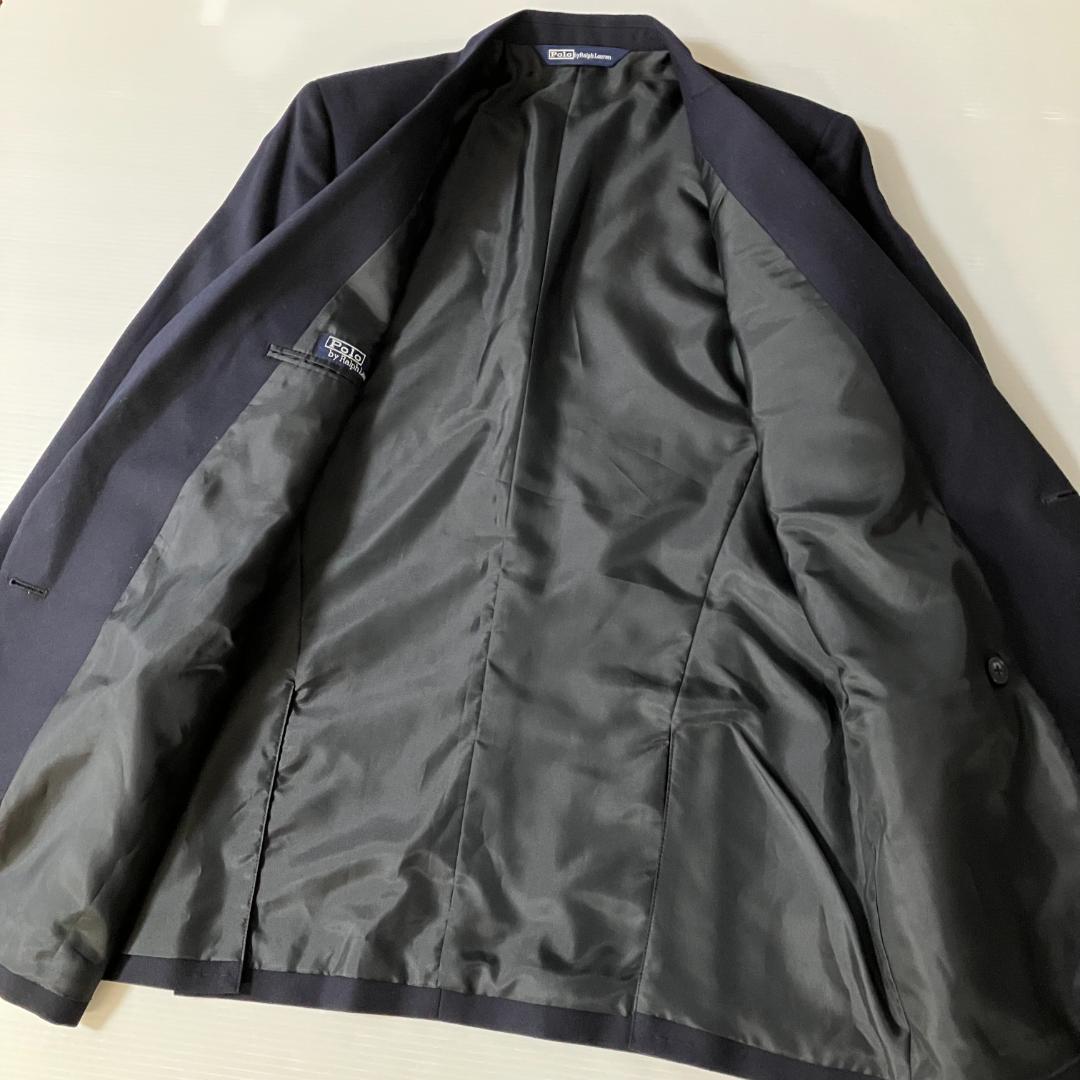 未使用　Ralph Lauren ダブルテーラードジャケット 紺ブレ　170
