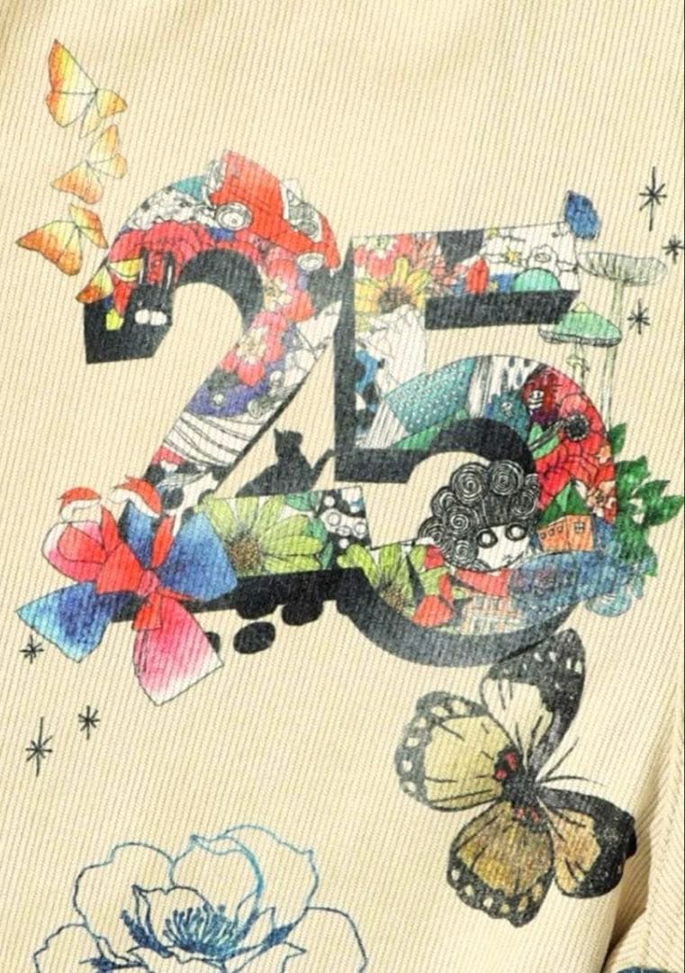 ScoLar 25周年アニバーサリー 細コール×デニム切替プレミアムパンツ