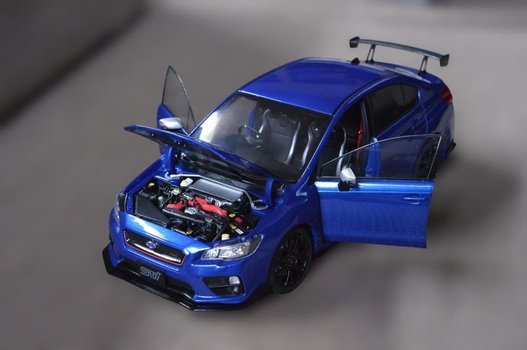 サンスター 1/18 スバル WRX sti S207 ブルーエディション