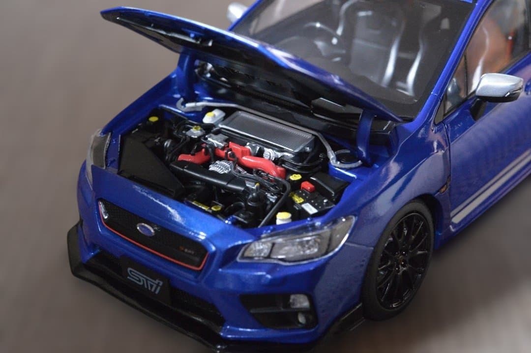 サンスター 1/18 スバル WRX sti S207 ブルーエディション