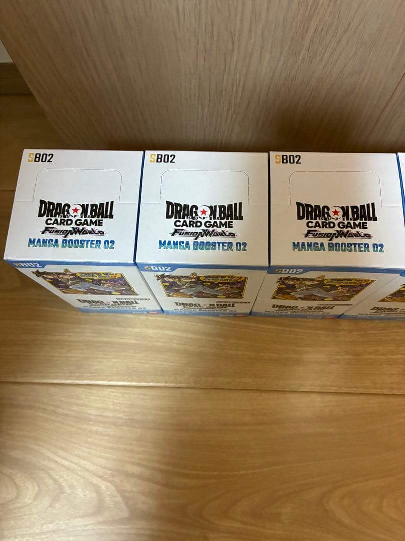 【新品未開封】ドラゴンボールカードmanga booster02 6box