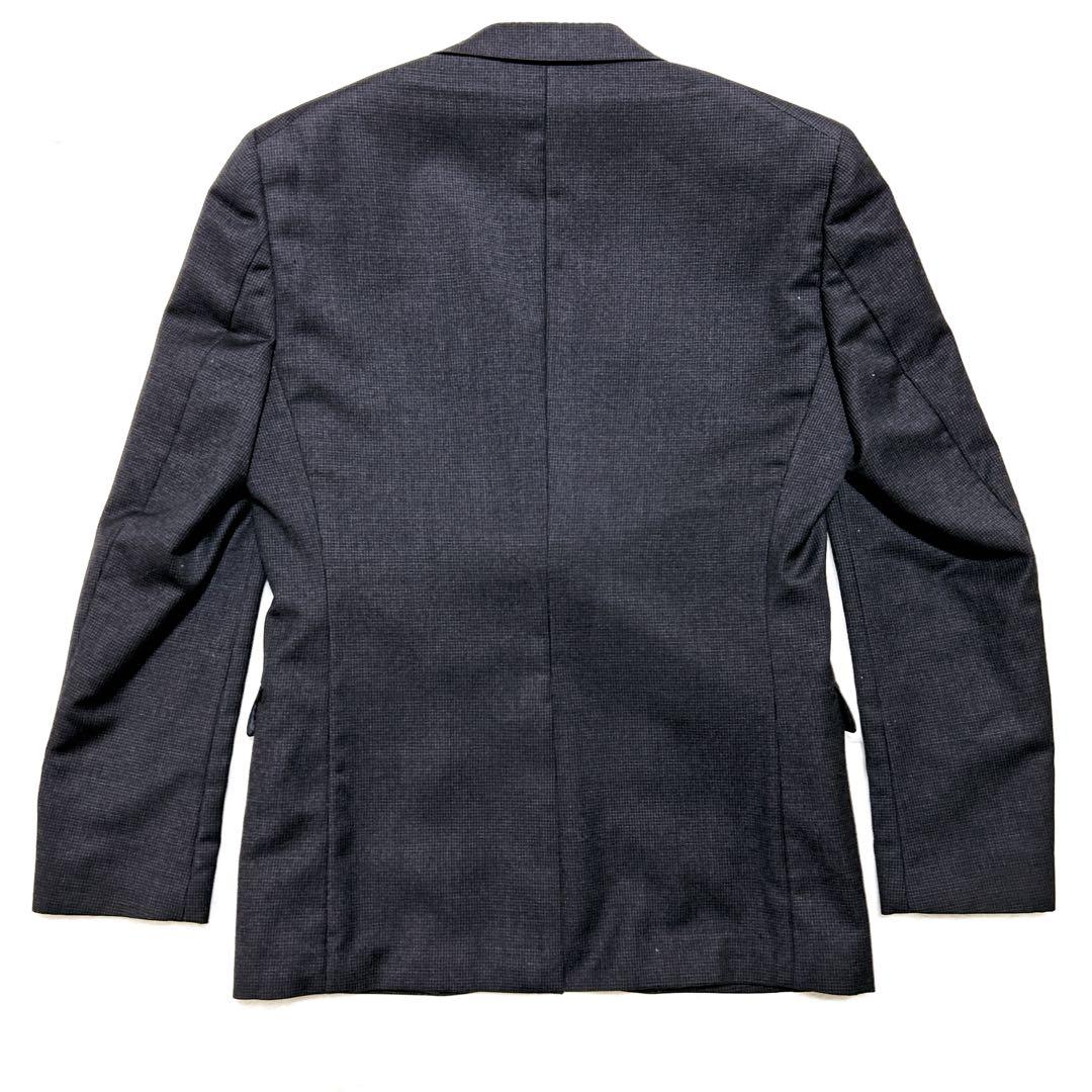 美品✨ スーツセレクト 3ピース スーツ ブラック チェック A5 黒 ビジネス