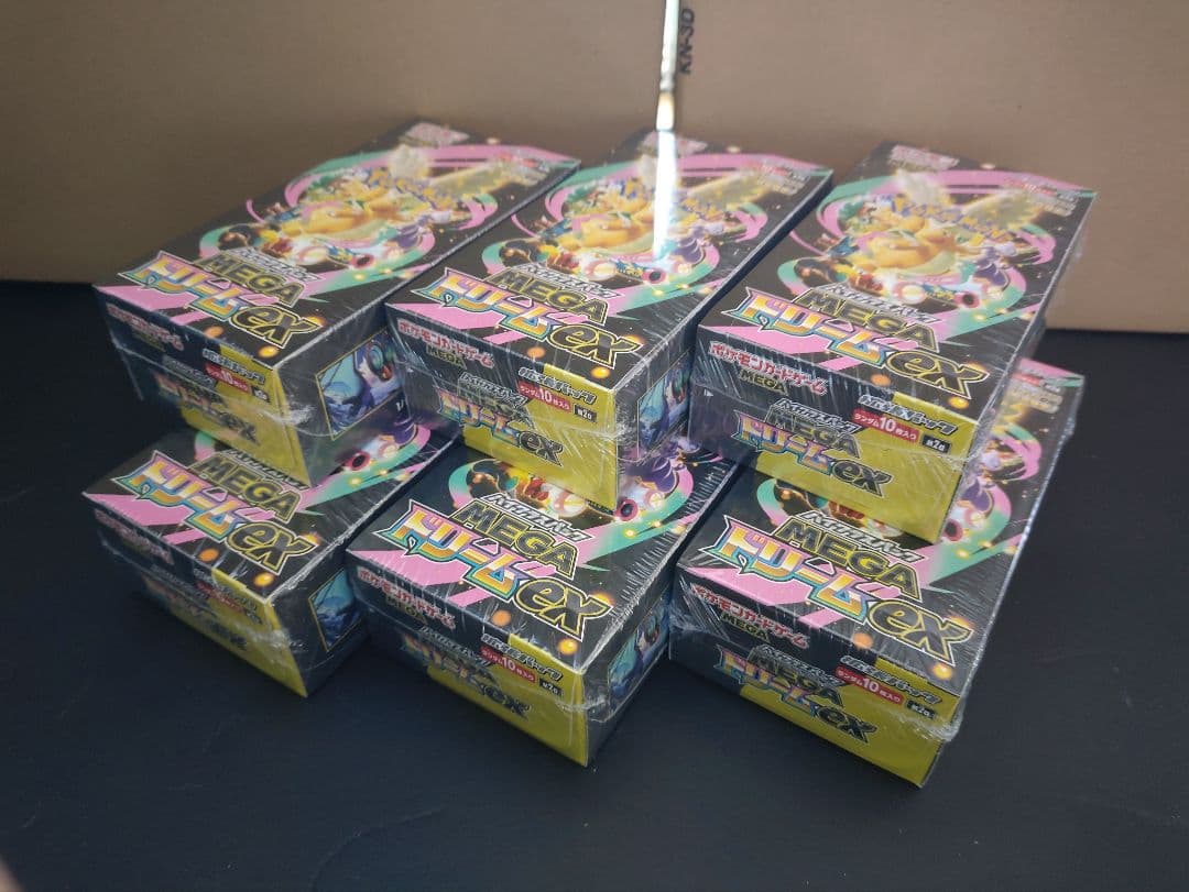 ポケモンカードMEGAドリームex ✖️６ BOX⭐︎シュリンク付き新品未開封