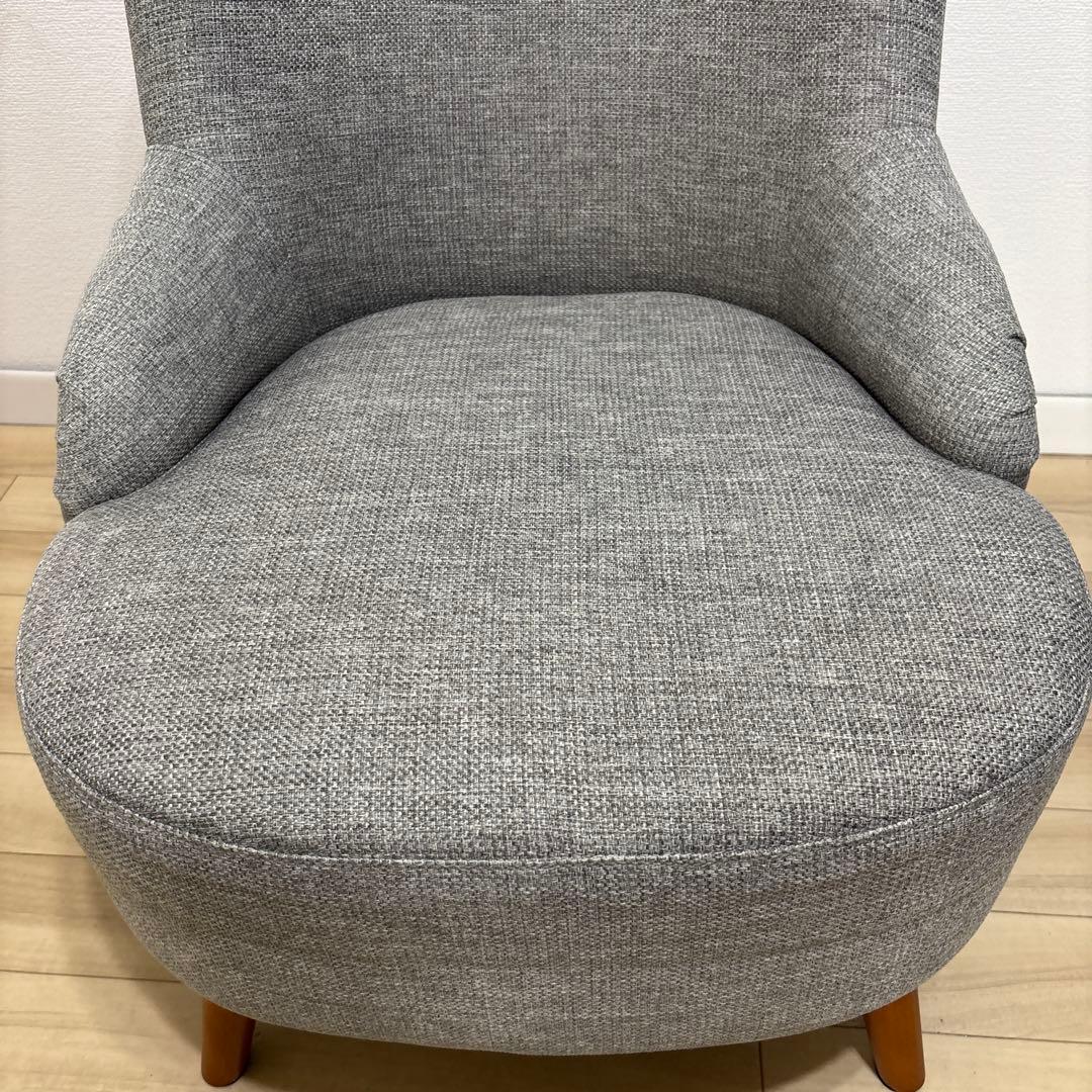 美品 廃盤色 unicoウニコ　1人掛けソファー　グレー SOPHIE