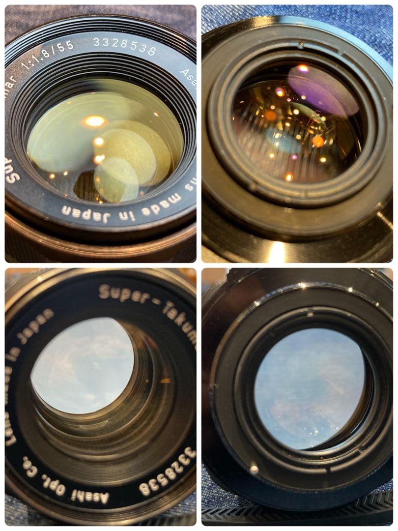 ★ブラウンベージュリザード本革外装★pentax sp ★完動＊美品＊初期保証