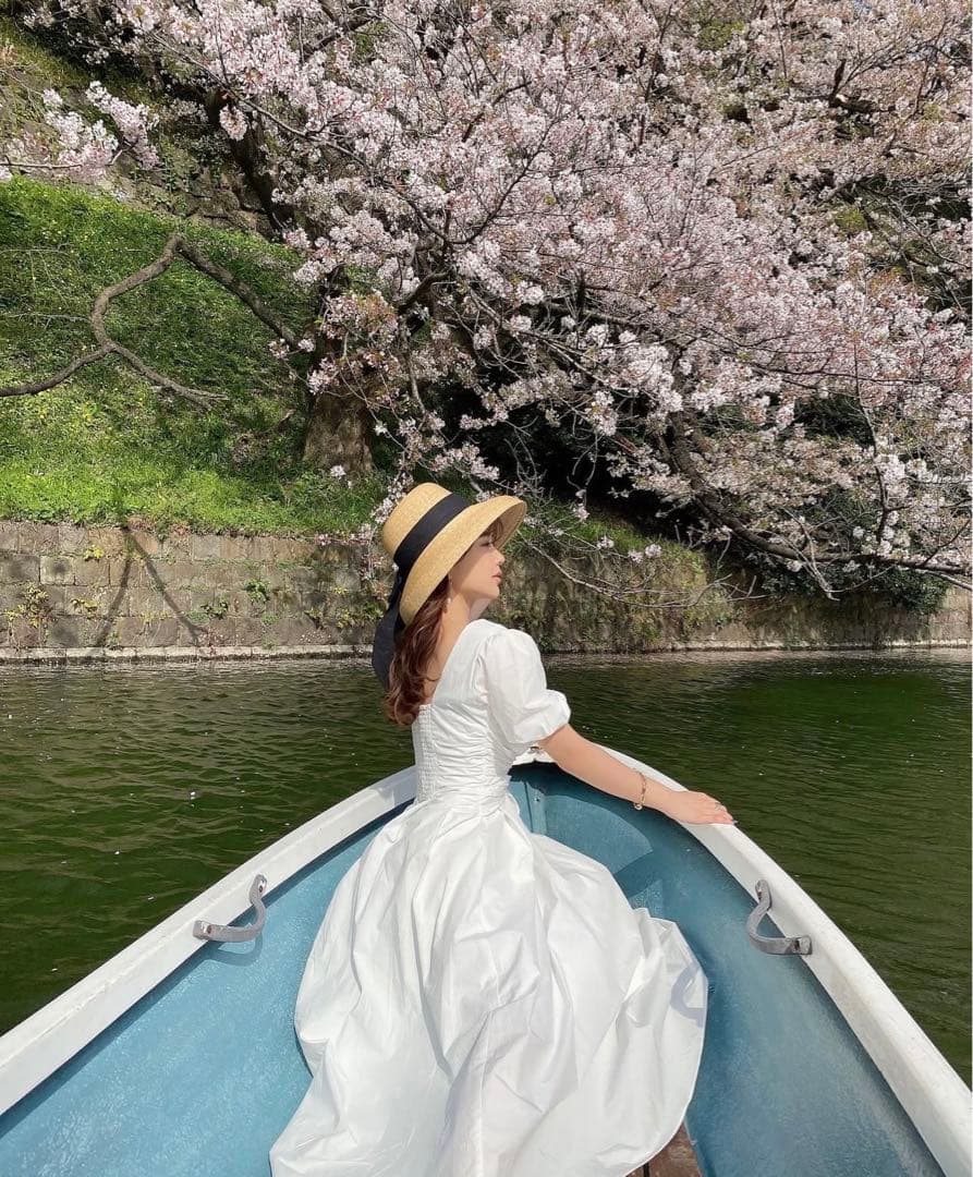 eimyistoire ロングリボン ハット 麦わら帽子 新品未使用