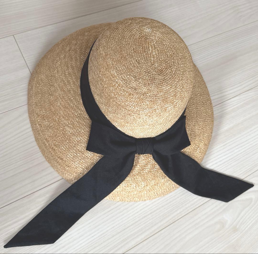 eimyistoire ロングリボン ハット 麦わら帽子 新品未使用