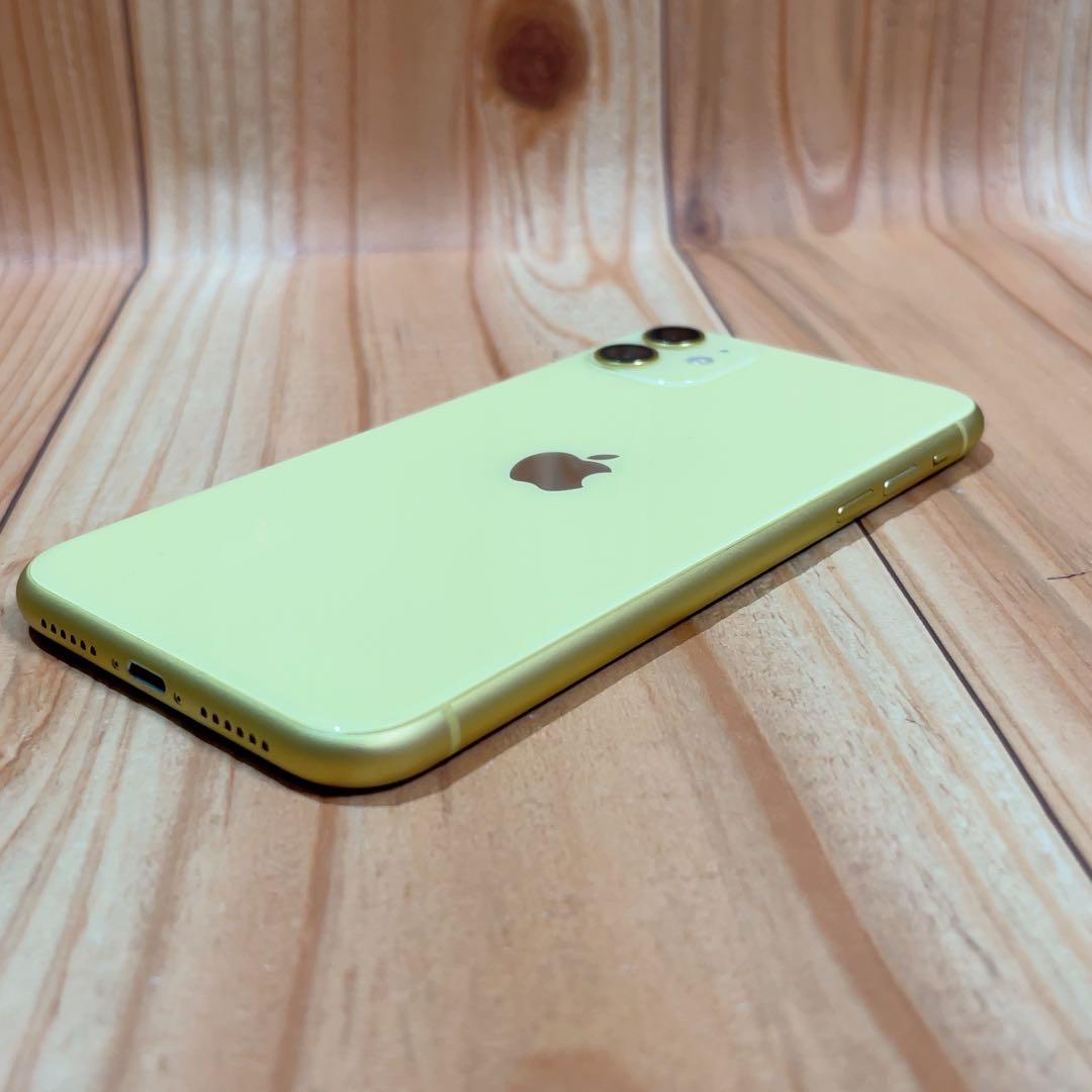 SIMフリー 本体 iPhone 11 64 GB 605 イエロー 電池良好