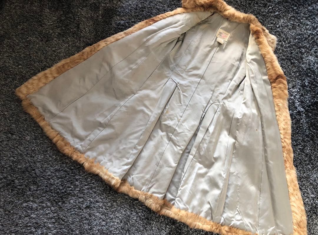 【希少】EMBA ミンク　ロングコート　毛皮　ファー　ミンクコート 11号