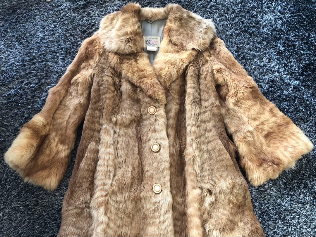 【希少】EMBA ミンク　ロングコート　毛皮　ファー　ミンクコート 11号