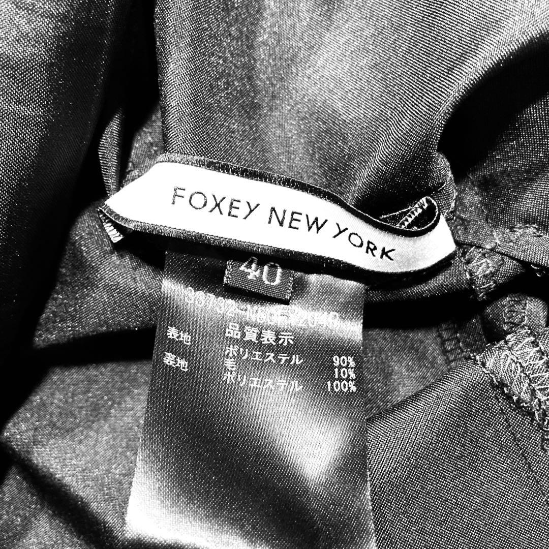 FOXY NEW YORK フォクシー　レディープリーツワンピース ノースリーブ