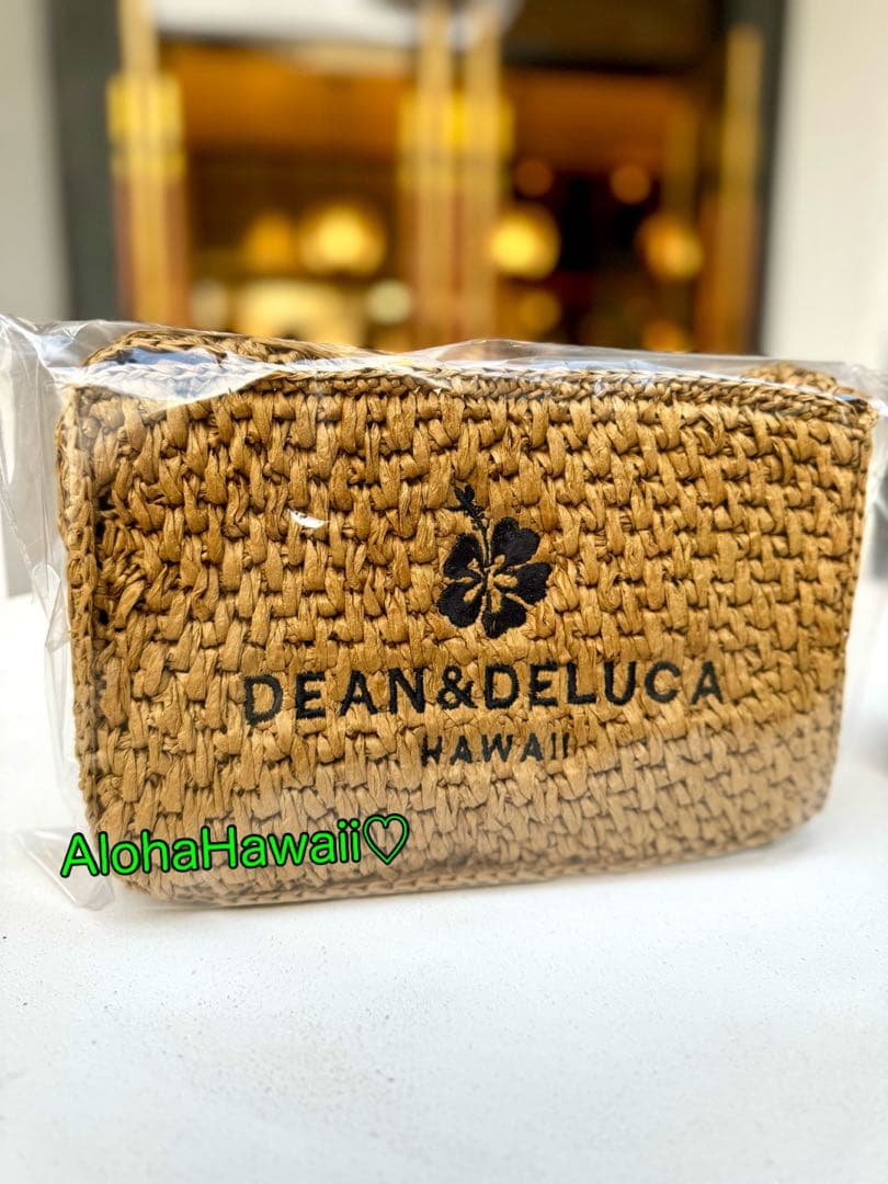 DEAN&DELUCAハワイ限定 ラフィアバッグ Hawaiu