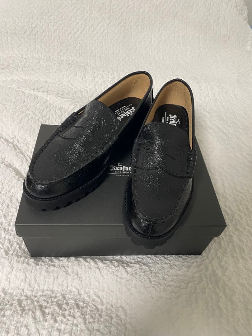 Kenford ブラックレザー ローファー