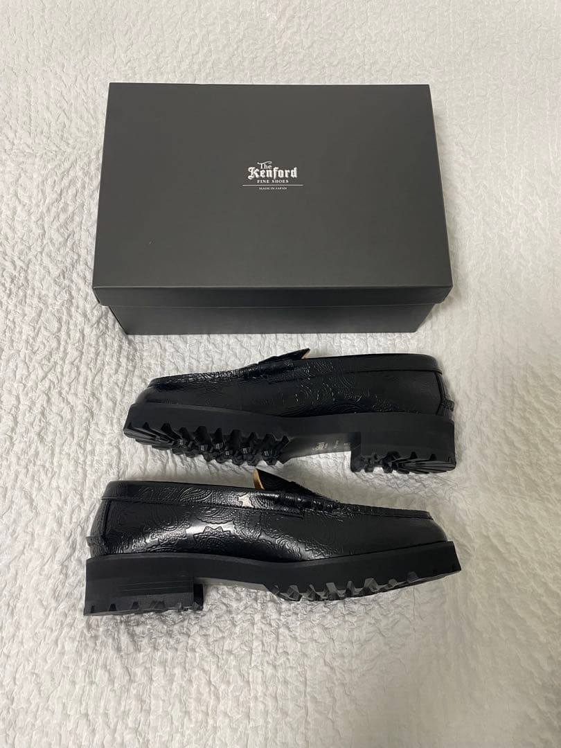 Kenford ブラックレザー ローファー