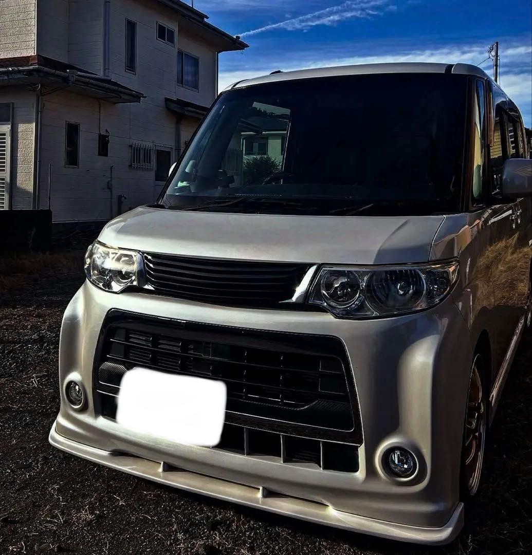 タントL375S/L385S 後期 KLC フロントアンダーリップ 塗装済み