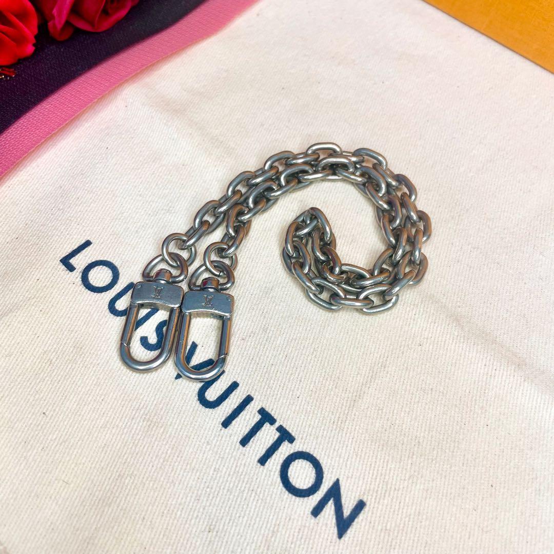 ✨超美品✨ヴィトン ウォレットチェーン シルバー ポルトフォイユ ロン