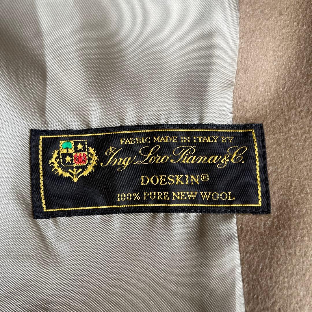 【美品】23区20周年記念ベージュフード付きコート (ロロピアーナ)