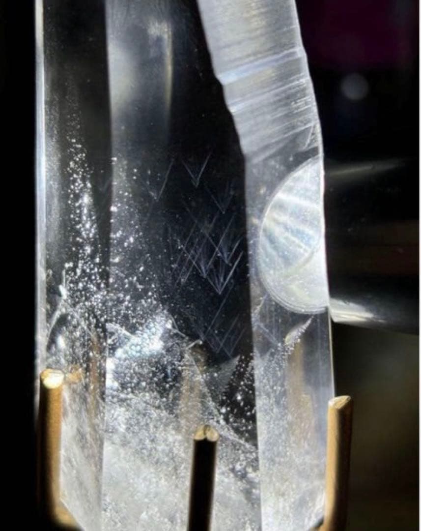 AAAグレード　レムリアンシード　クリスタル　ブルーラダー　水晶　スタンド付き