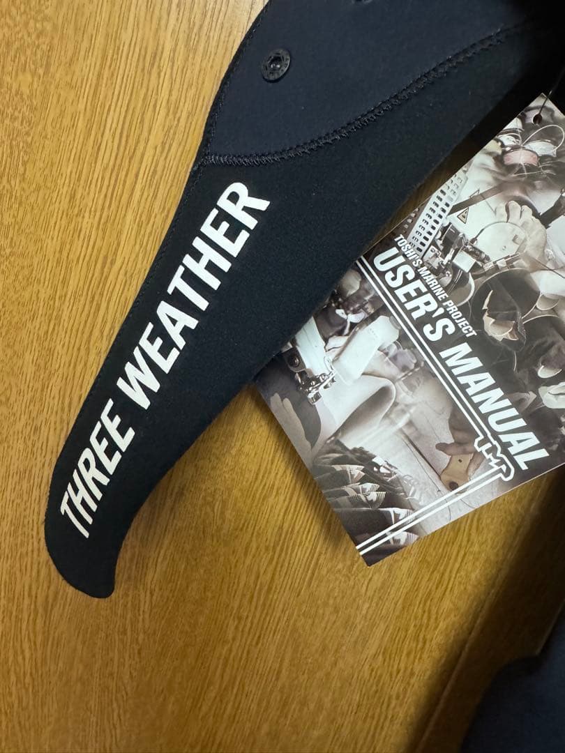 THREE WEATHER ウェットフルスーツ ブラック　キッズ　ジュニア