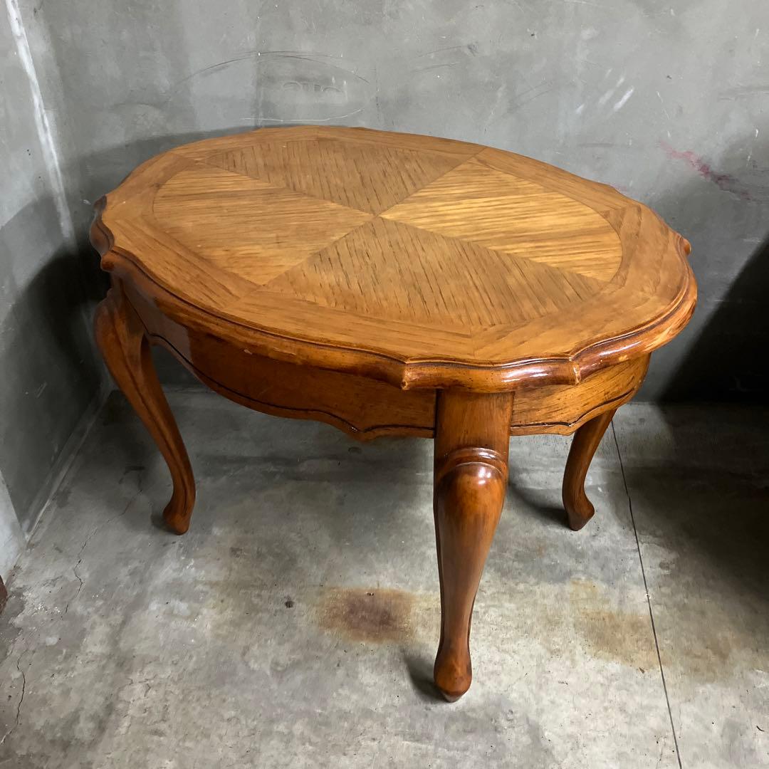 アンティーク センターテーブル 猫脚 ネコ足 ローテーブル