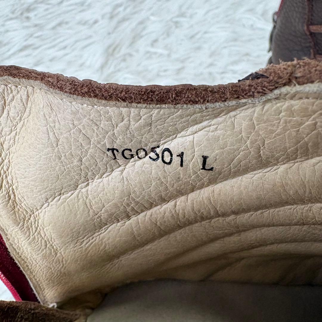 Estacion エスタシオン 本革リボンモチーフショートブーツ ブラウン L