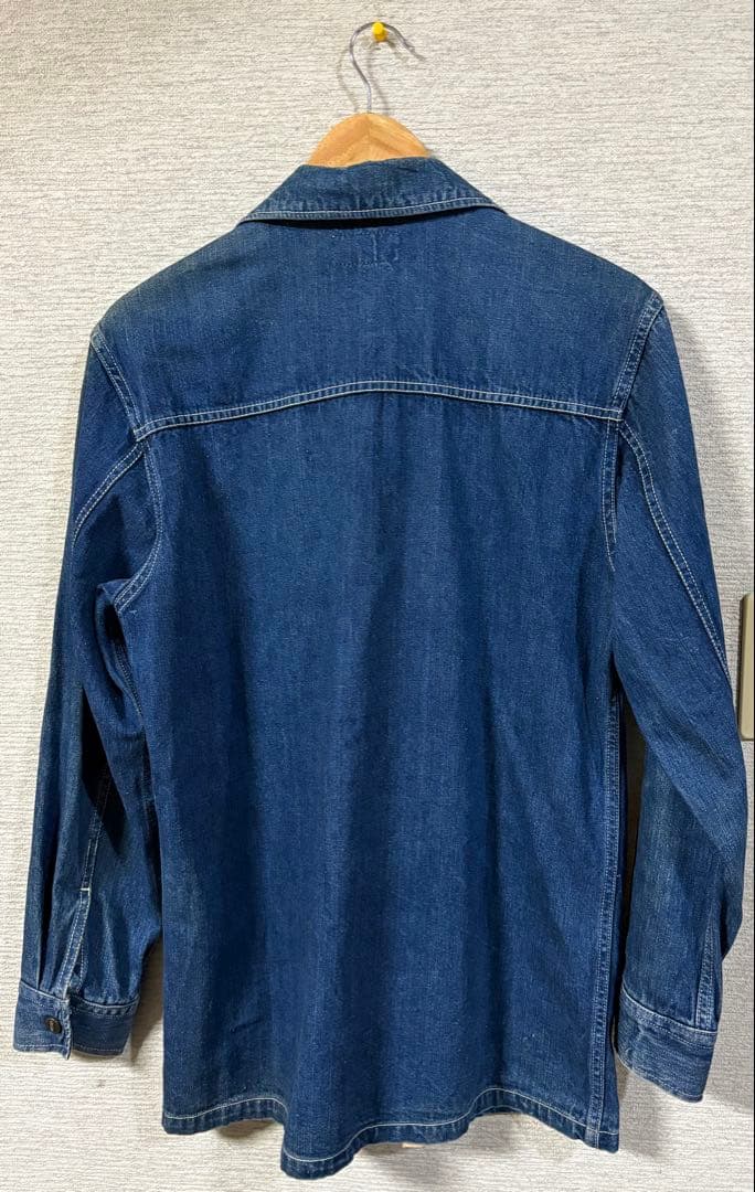 70s 80s ジョンブル ビンテージ デニム カバーオール ジャケット L