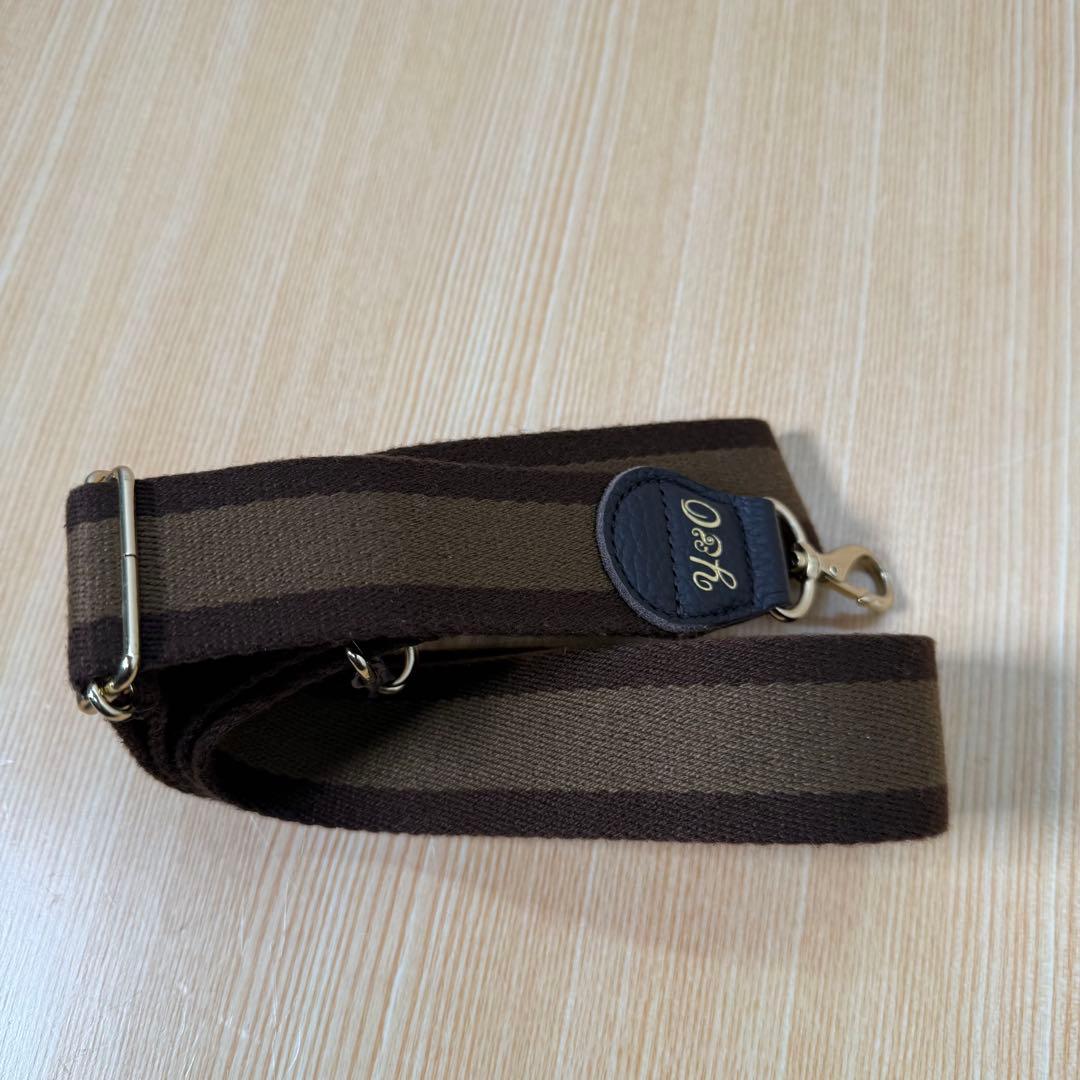 YOUNG＆OLSEN／ヤングアンドオルセン】別注ストラップ付きベルトバック