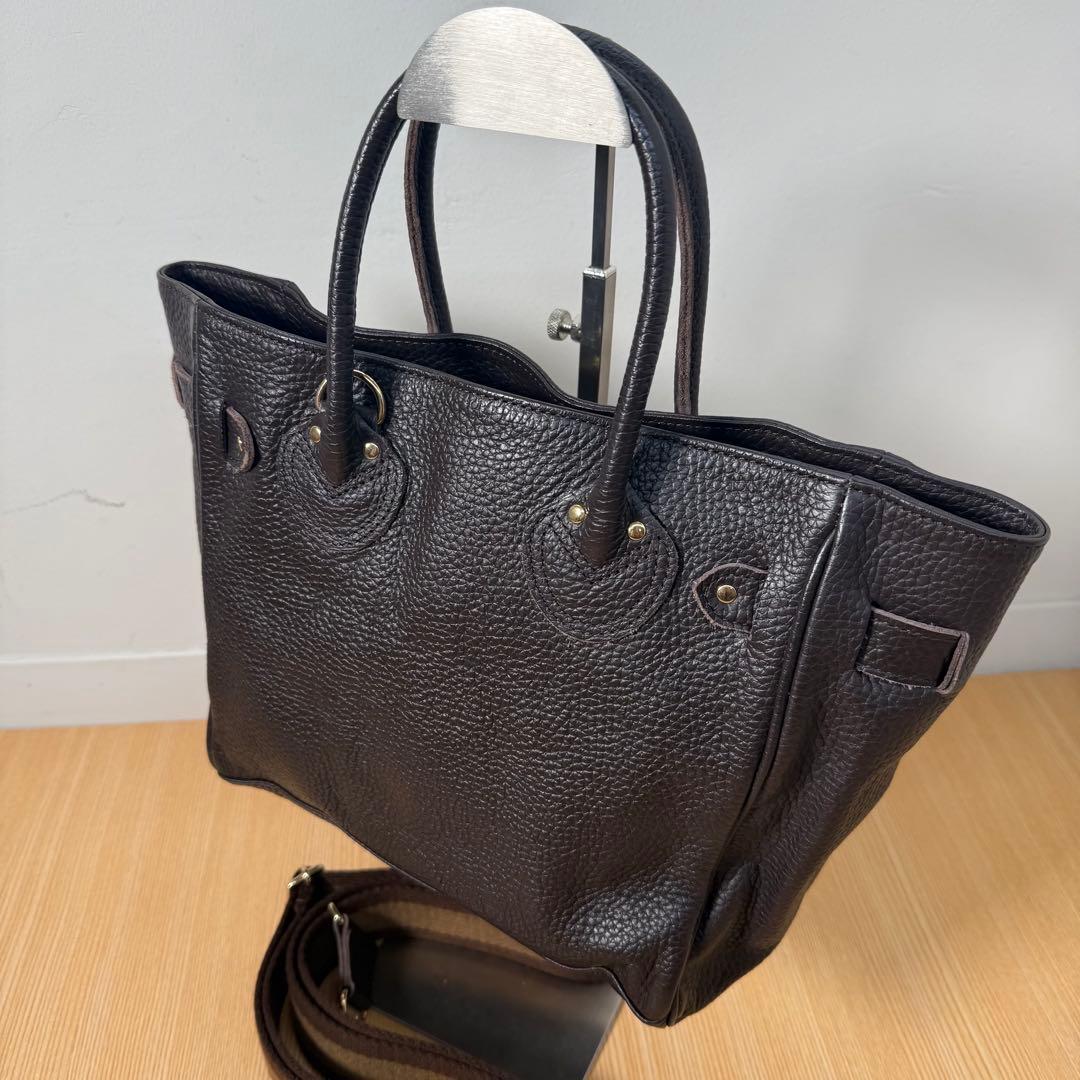 YOUNG＆OLSEN／ヤングアンドオルセン】別注ストラップ付きベルトバック