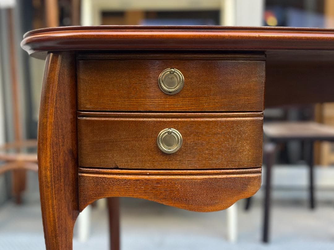 現行モデル☆松永工房／カンティーニュ／デスク／パソコンデスク／オーク材／ナラ材