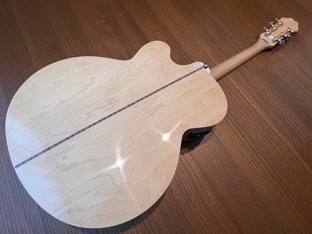 【美品】EPIPHONE EJ-200SCE/N ダブルピックアップ搭載