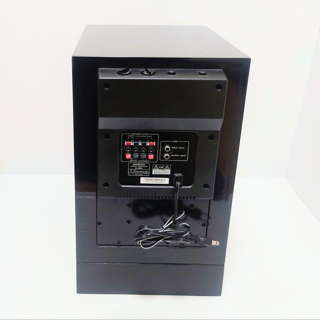 ONKYO アンプ内蔵サブウーファー SL-D501 B ピアノ仕上げ