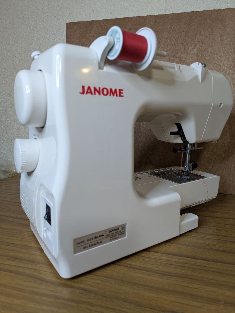 ☆極上美品☆フットコン、ワイドテーブル付属☆ジャノメ662型『ES-10』☆