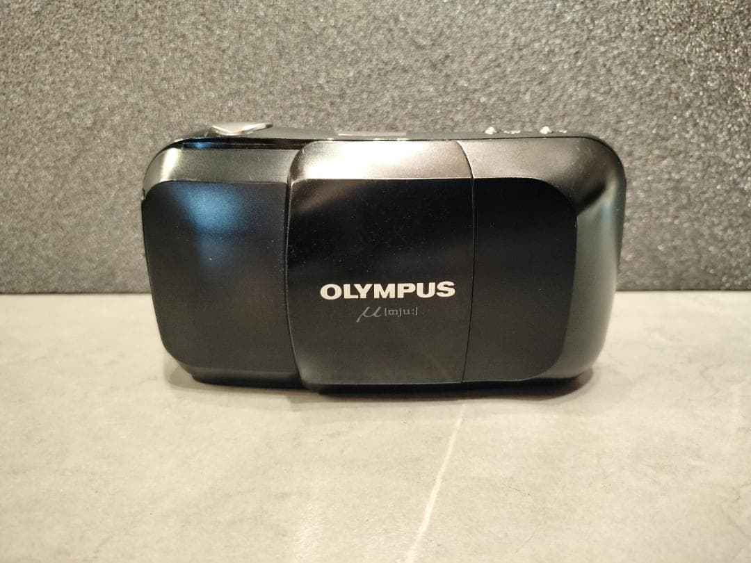 OLYMPUS μ[mju] ブラック コンパクトフィルムカメラ