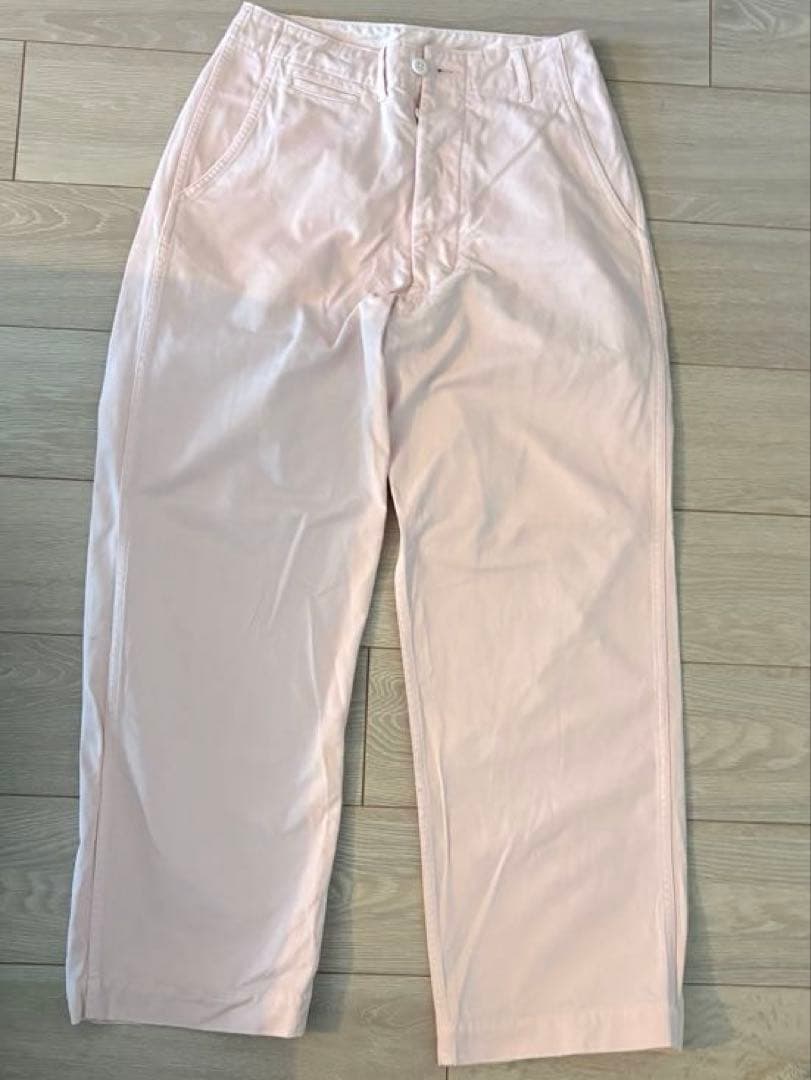 【スピックアンドスパン】樋口かほりさん　チノワイドパンツ　ピンク