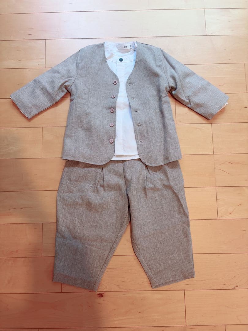 riziere 90cm フォーマル　セットアップ　シャツ3点セット