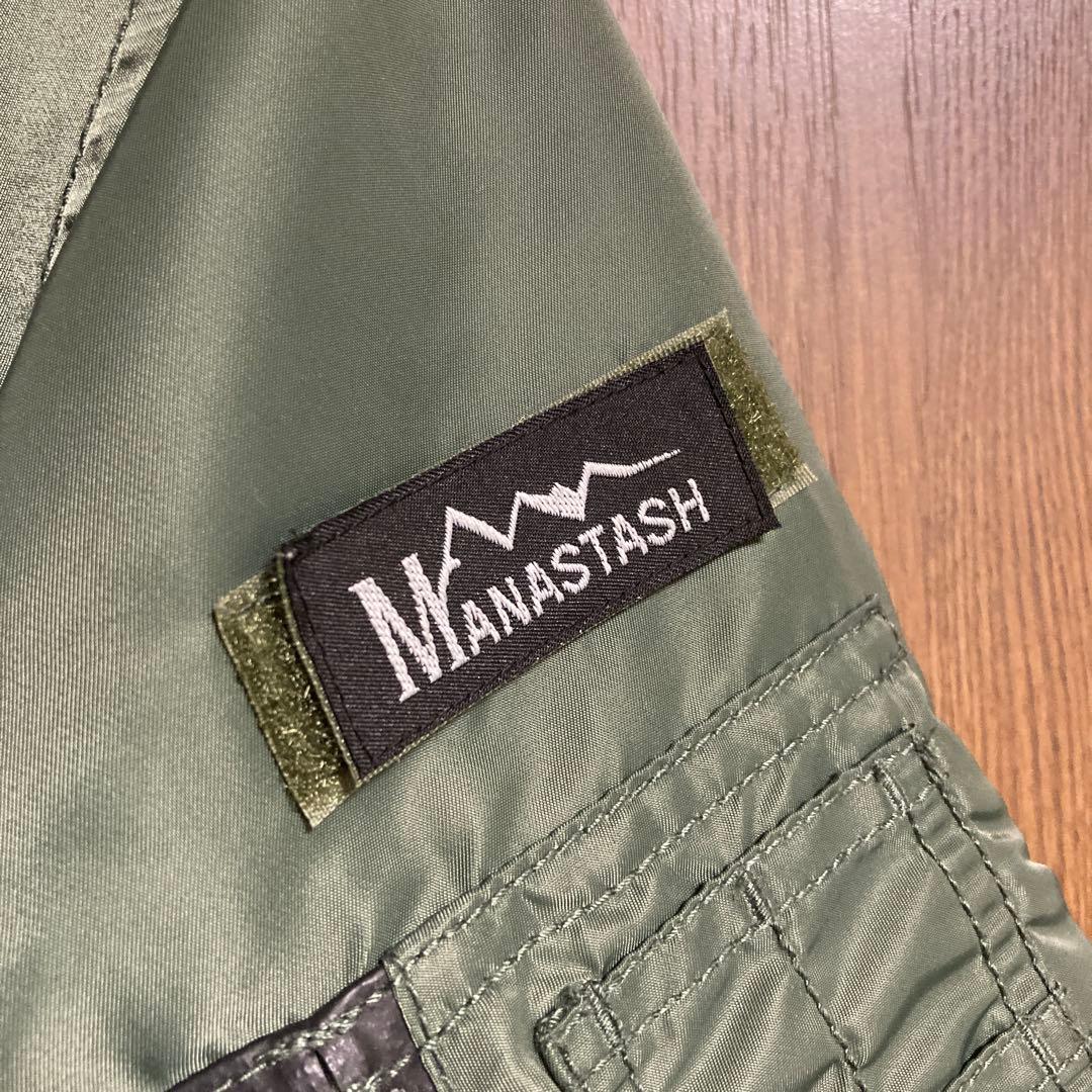 MANASTASH ミリタリージャケット M オリーブグリーン　AVIREX