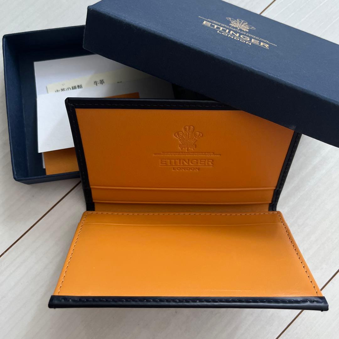 ETTINGER ブラック 名刺入れ