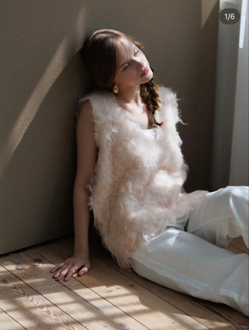 pois ポワ ニットベスト ベスト 人気 冬服