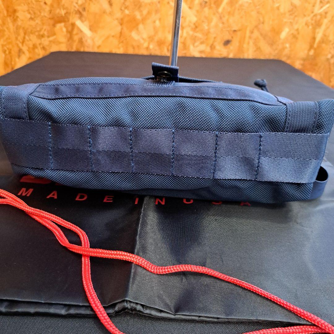 BRIEFING ビームスプラスネイビー ショルダーバッグ(袋付き)