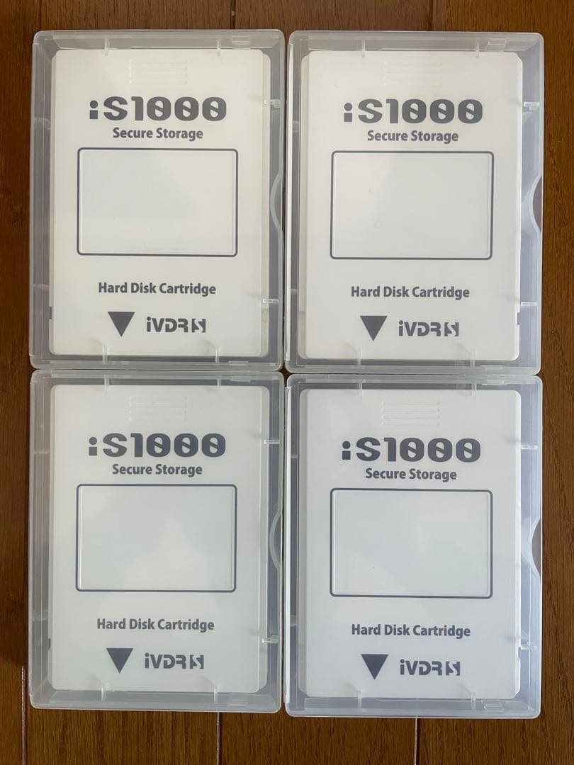 日立（HGST）iVDR-S カセットHDD 1TB 4台セット（ケース付き）